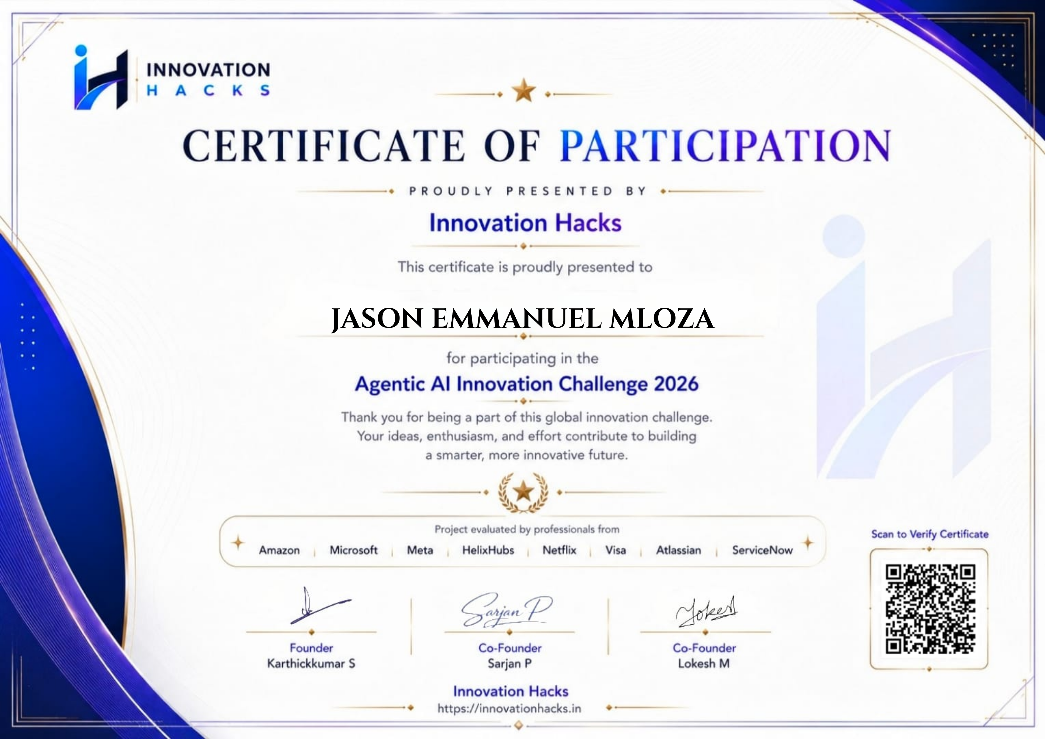 Certificate 1